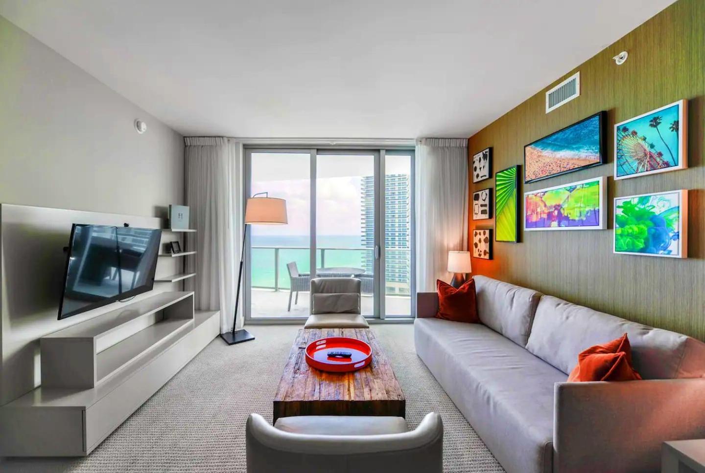 Wonderful 2/2 Condo W Ocean View At Hyde Beach Голливуд Экстерьер фото
