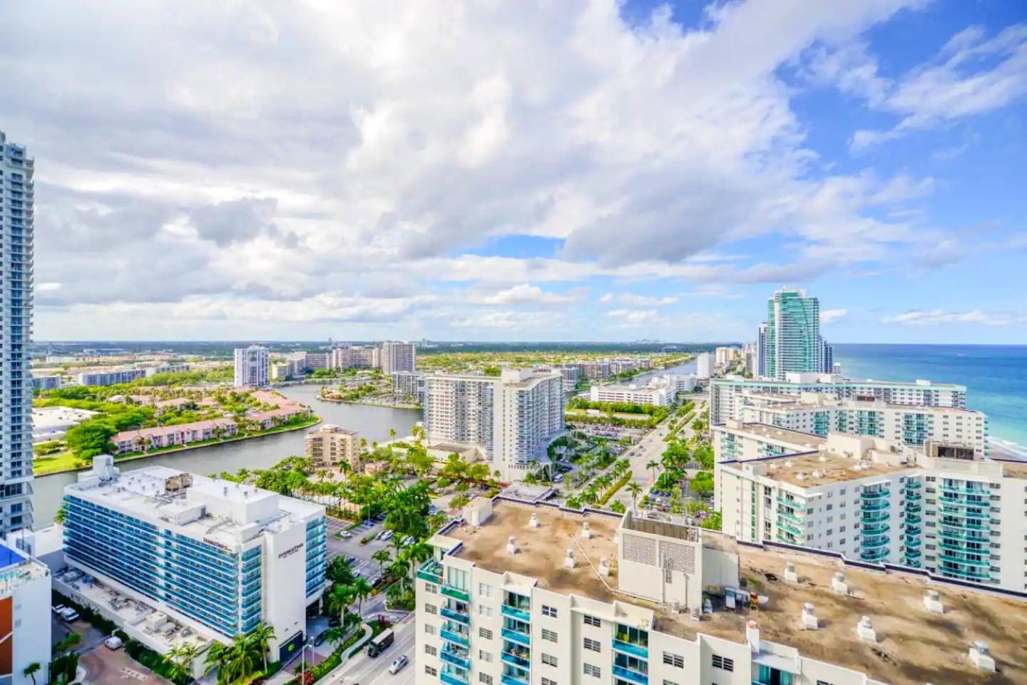 Wonderful 2/2 Condo W Ocean View At Hyde Beach Голливуд Экстерьер фото