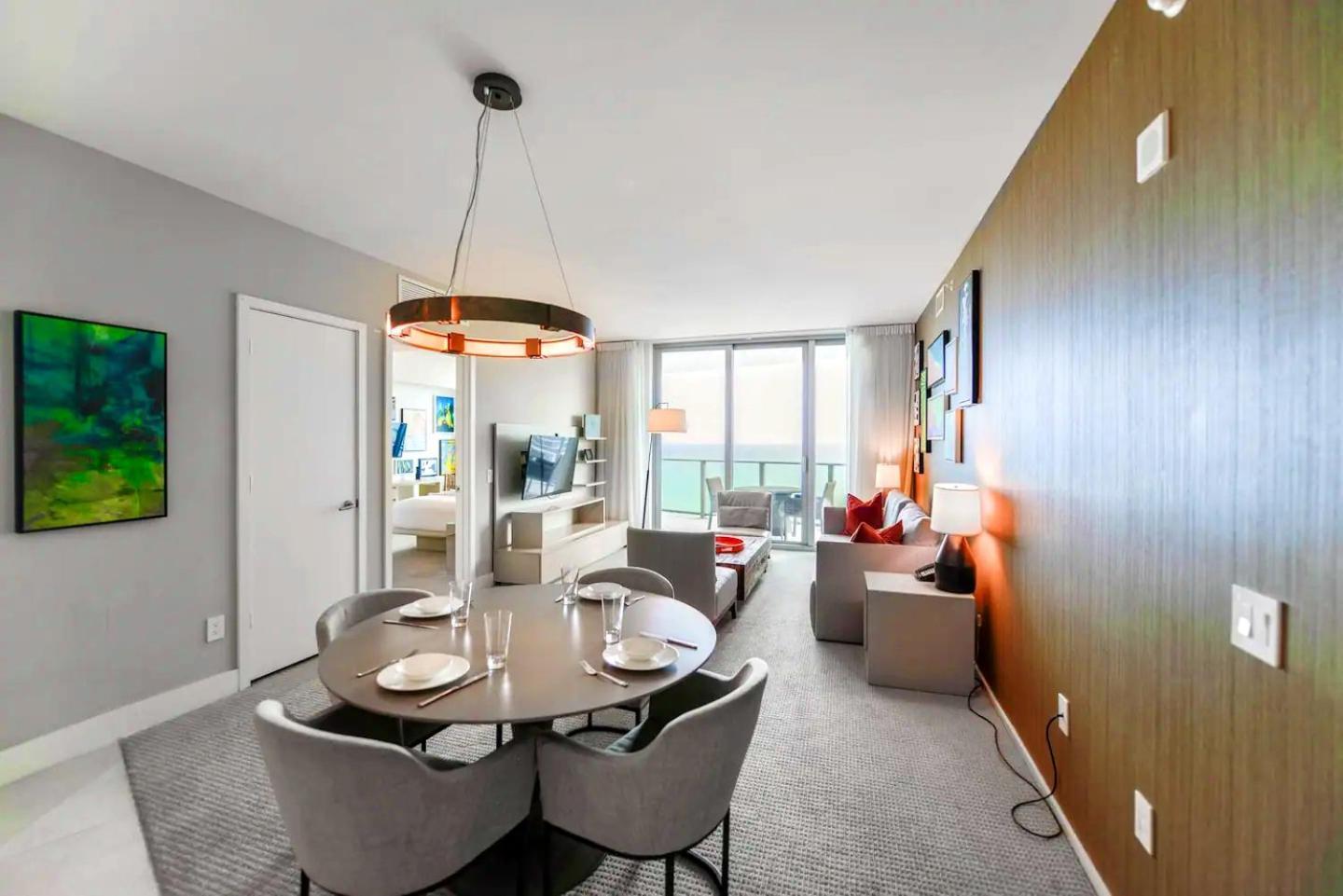 Wonderful 2/2 Condo W Ocean View At Hyde Beach Голливуд Экстерьер фото