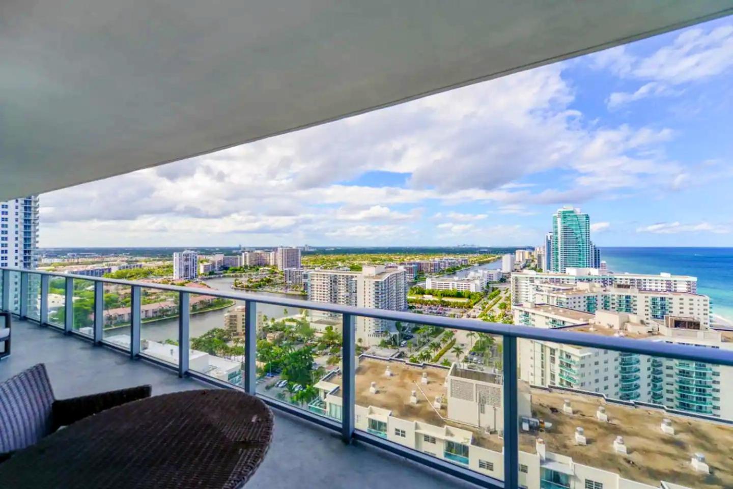 Wonderful 2/2 Condo W Ocean View At Hyde Beach Голливуд Экстерьер фото