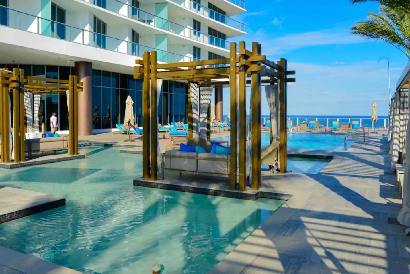 Wonderful 2/2 Condo W Ocean View At Hyde Beach Голливуд Экстерьер фото