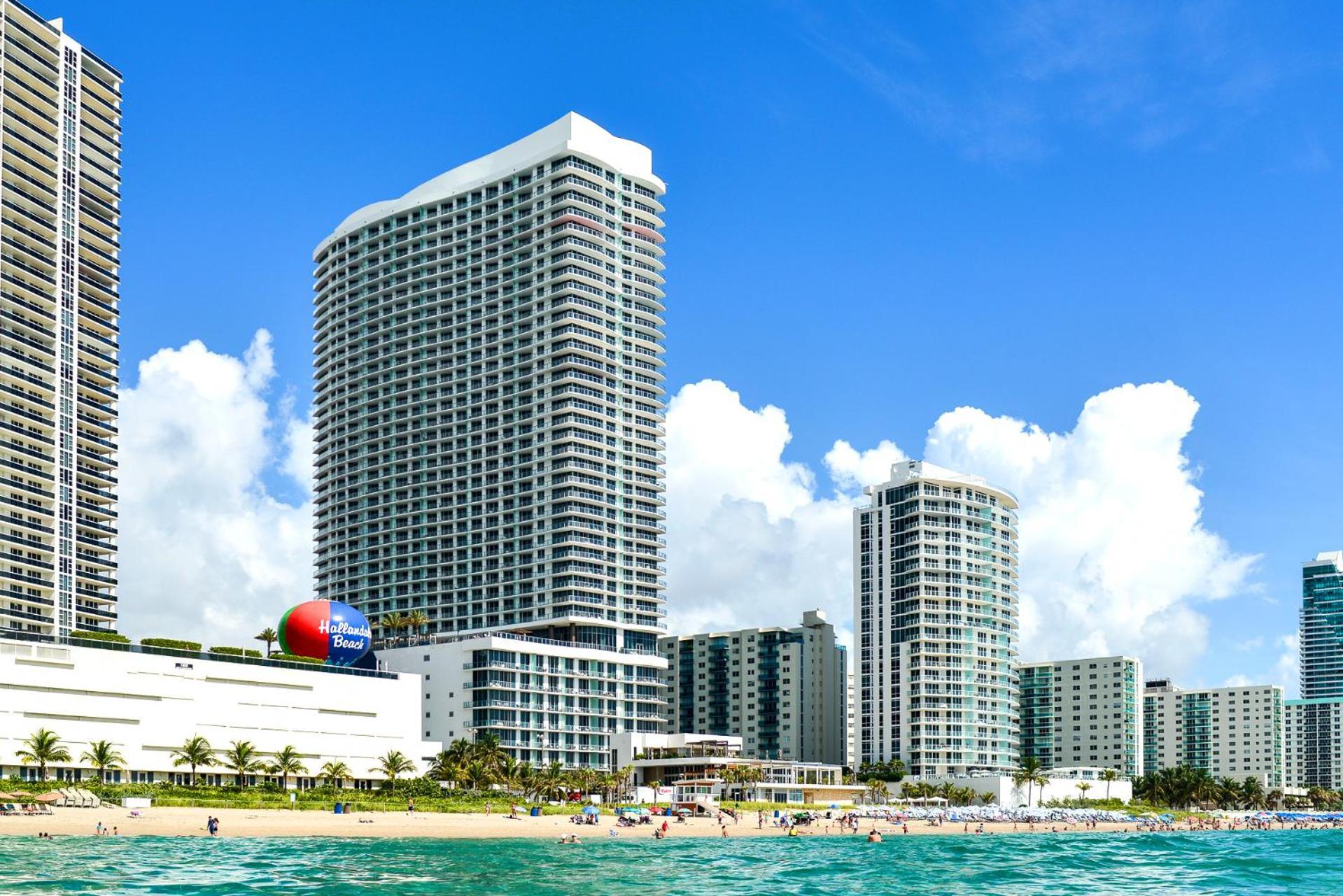 Wonderful 2/2 Condo W Ocean View At Hyde Beach Голливуд Экстерьер фото